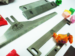 Afiação de facas para o setor de embalagens do tipo flow-pack e vertical