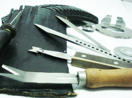 Afiação de facas para o setor pneus